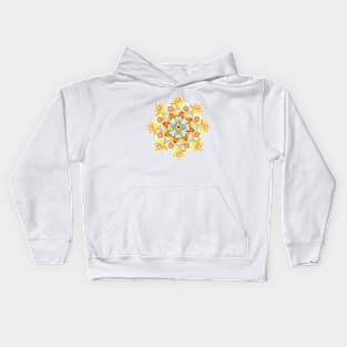 Flower Garden Mandala Kids Hoodie